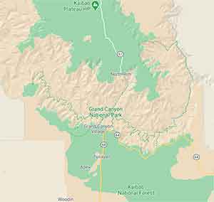 Maps of Grand Canyon