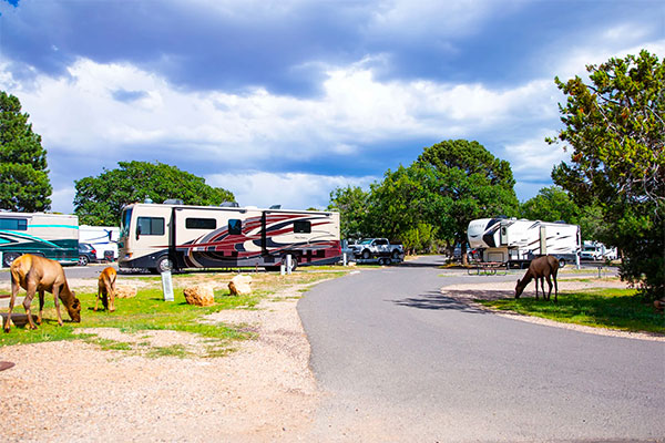 Grand Canyon National Park trailer village at Market Plaza