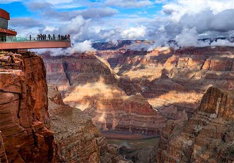 Grand Canyon West Rim Bus or Private Tour with Hoover Dam